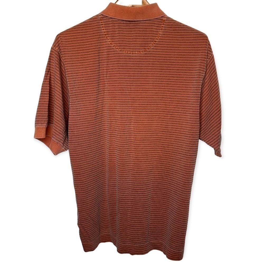 Timberland Weathergear‎ Striped Short Sleeve Quarter Button Shirt Size M - Picture 5 of 6